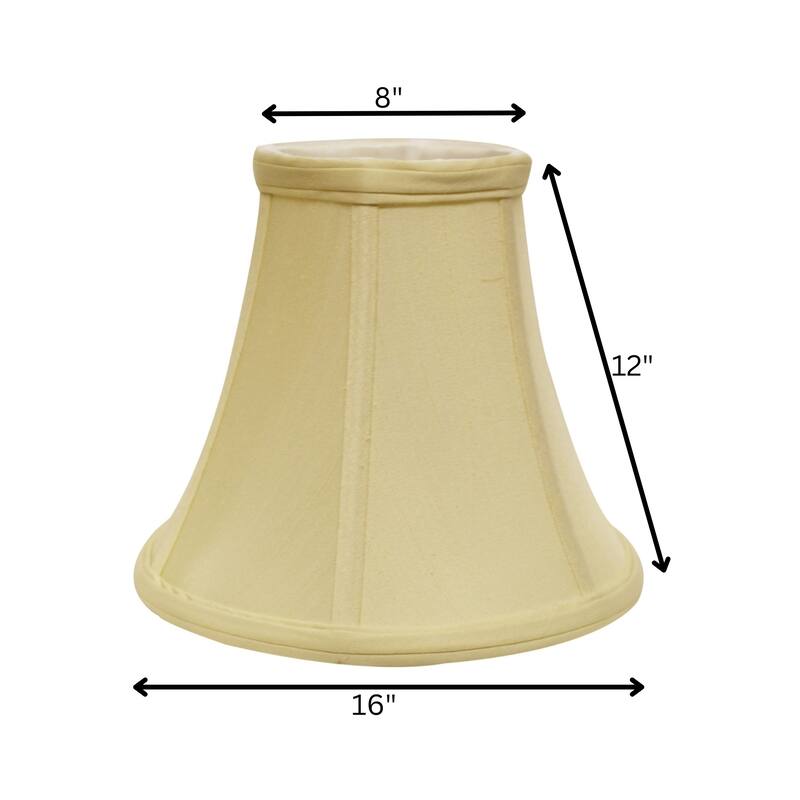 Bell Softback Lampshade with Washer Fitter, Antique White