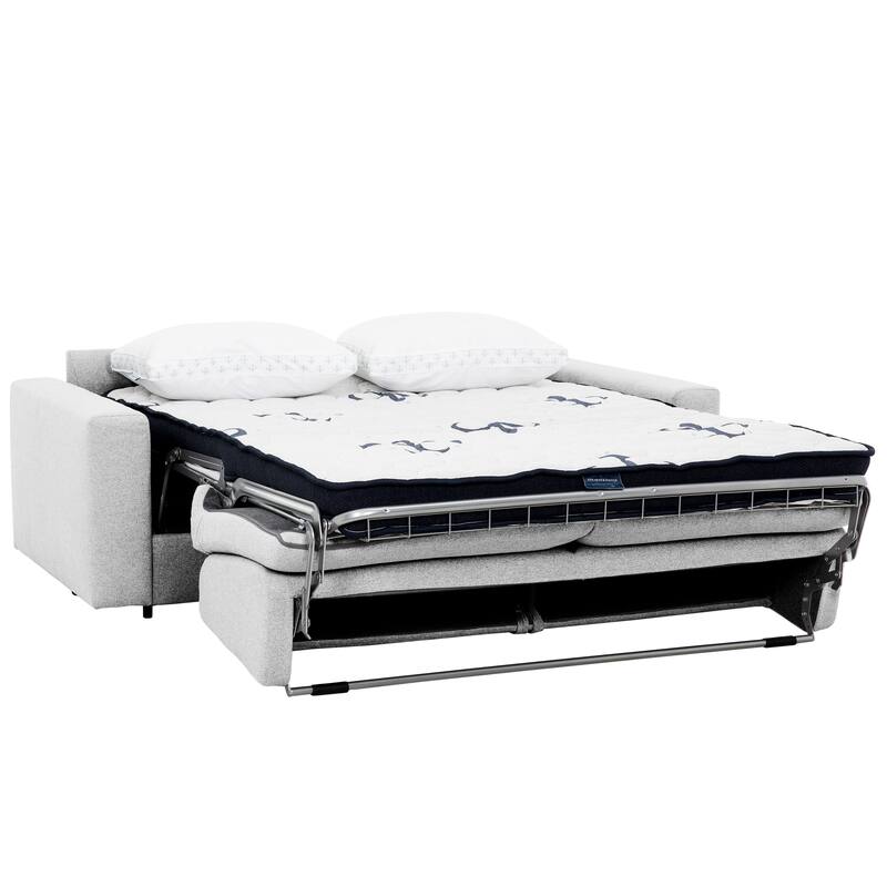Stearns & Foster® Giotto 78 in. Full Sleeper Sofa with Memory Foam Mattress