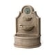 preview thumbnail 11 of 13, Glitzhome 37.25"H Oversized 3-Tier Single Spout European Style Polyresin Wall Fountain with LED Lights