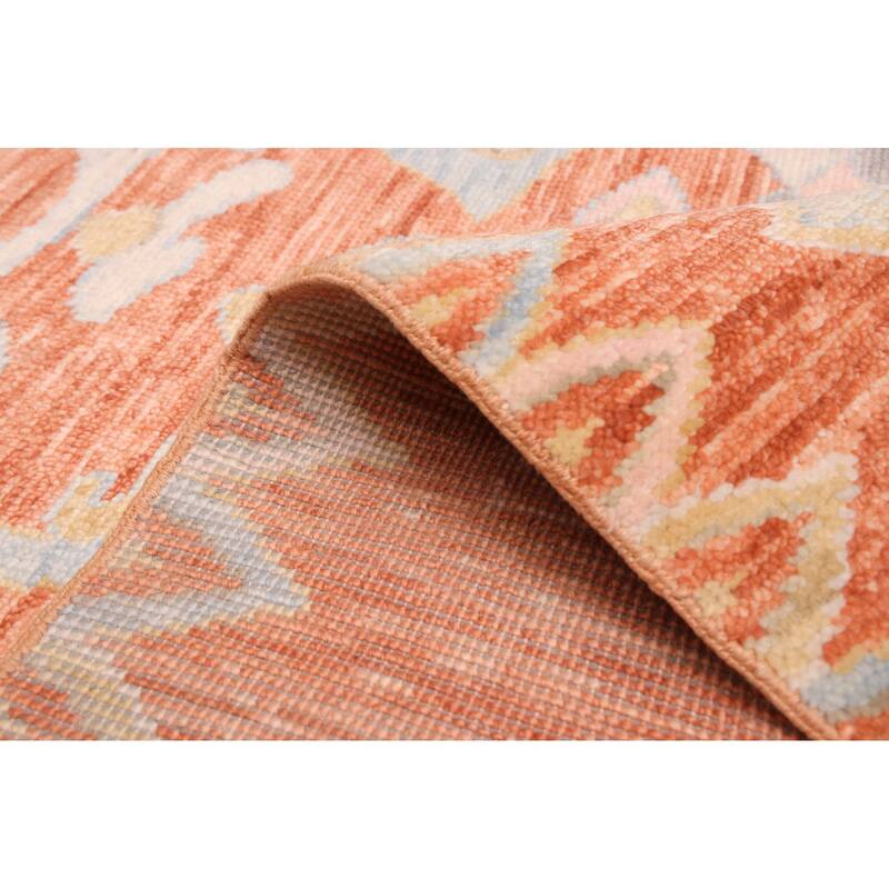 ECARPETGALLERY Hand-knotted Shalimar Rust Wool Rug - 9'0 x 12'0