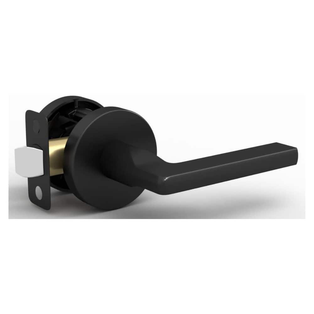 Mega Handles RALPH Round Passage Door Lever–Reversible Keyless Door Lock for Hallway, Closet, or Bathroom Handle for Left/Right