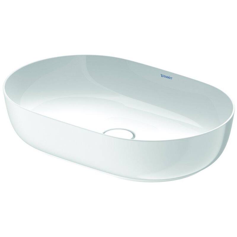Luv 23-5/8" Oval Ceramic Vessel Bathroom Sink