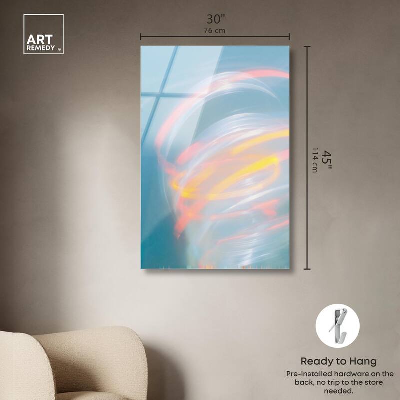 Swirling Light I Acrylic by Art Remedy, Ready to Hang