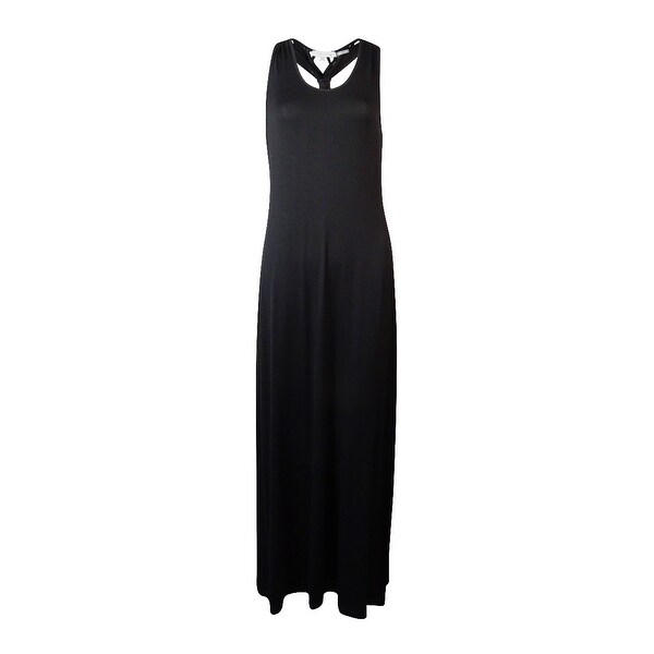Calvin Klein Women's Gathered Racerback Maxi Swim Cover