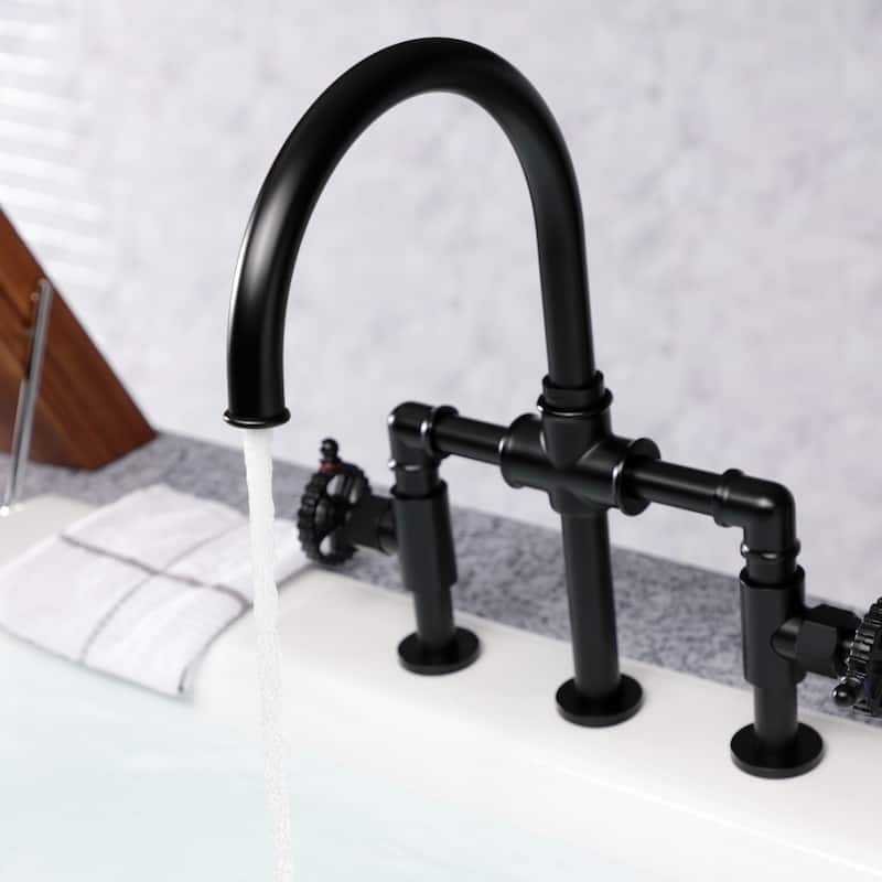 Kingston Brass Fuller Bridge Kitchen Faucet
