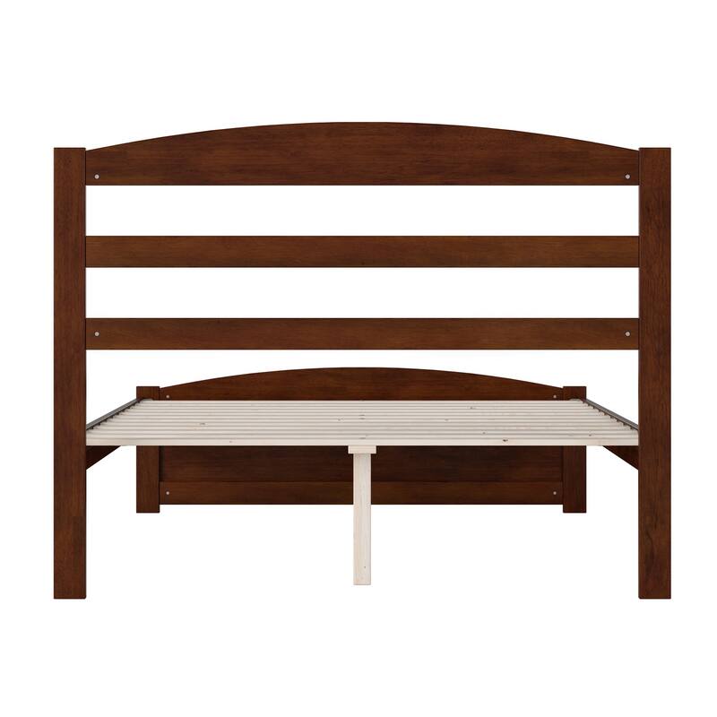 Warren Solid Wood Platform Bed with Footboard