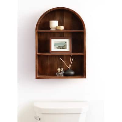 Kate and Laurel Arcott Arch Wall Shelf - 18x26