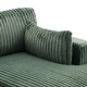 preview thumbnail 33 of 150, 42" W Plush Corduroy Upholstered Chaise Lounge Sleeper for Living