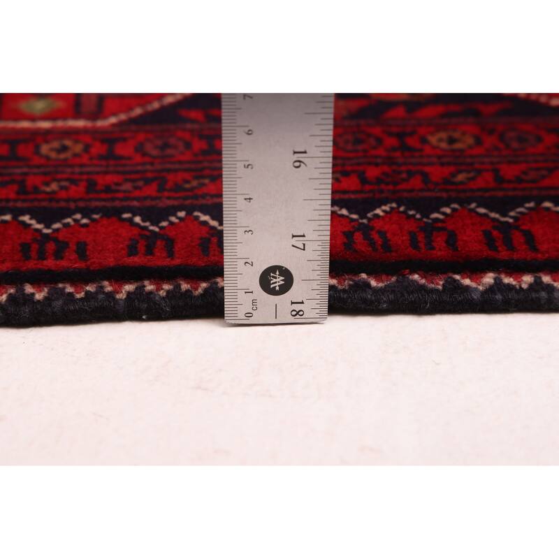 ECARPETGALLERY Hand-knotted Finest Khal Mohammadi Red Wool Rug - 5'7 x 7'8