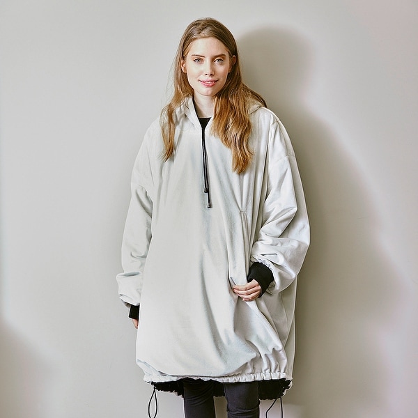 Nestl Warm Oversized Unisex Wearable Blanket Hoodie Reversible Cozy Snuggle Hoodie Blanket Giant Sweater Blanket Hoodie On Sale Bed Bath Beyond 35660964