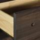 Grain Wood Furniture Shaker 2-drawer Solid Wood Nightstand