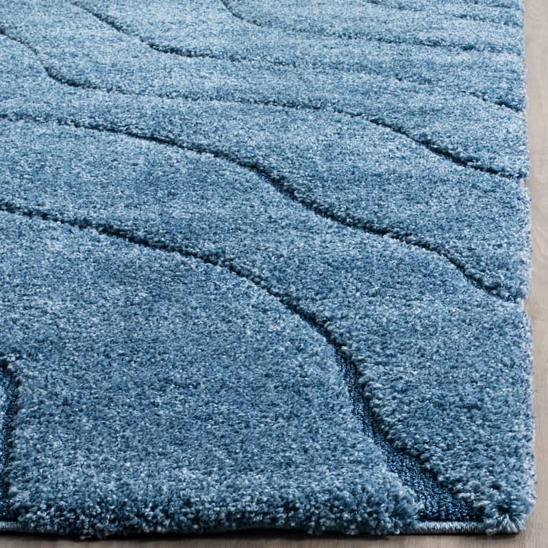 SAFAVIEH Florida Shag Hervor Soft Serene Waves 1.2-inch Thick Rug