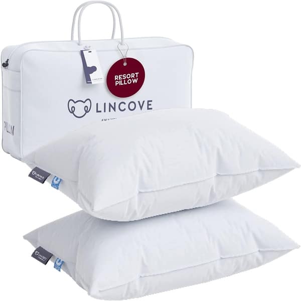 slide 2 of 12, Canadian Resort Pillow Down Alternative Bed Pillows King - Set of 2