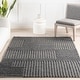 preview thumbnail 10 of 26, Nuloom Dorene Contemporary High-Low Striped Wool Area Rug