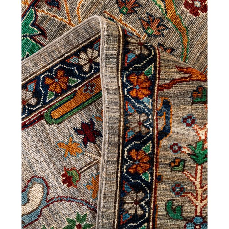 Serapi One-of-a-Kind Hand-Knotted Area Rug - Brown - 9' 0" x 12' 2"