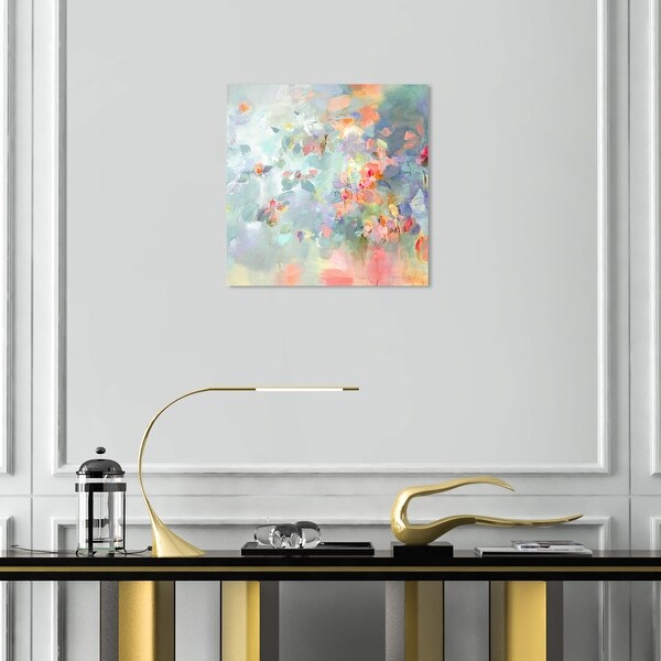 Oliver Gal 61x61cm キャンバス Midsummer Crown Florals Oliver Gal 'Michaela Nessim - Midsummer flower crown' Floral