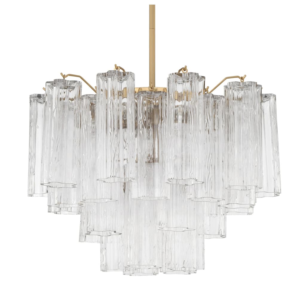 Crystorama Lighting Group ADD-306-CL Addis 6 Light 20" Wide Waterfall