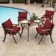 preview thumbnail 16 of 46, Arden Selections Leala Texture 21-inch Square Patio Chair Cushion Set