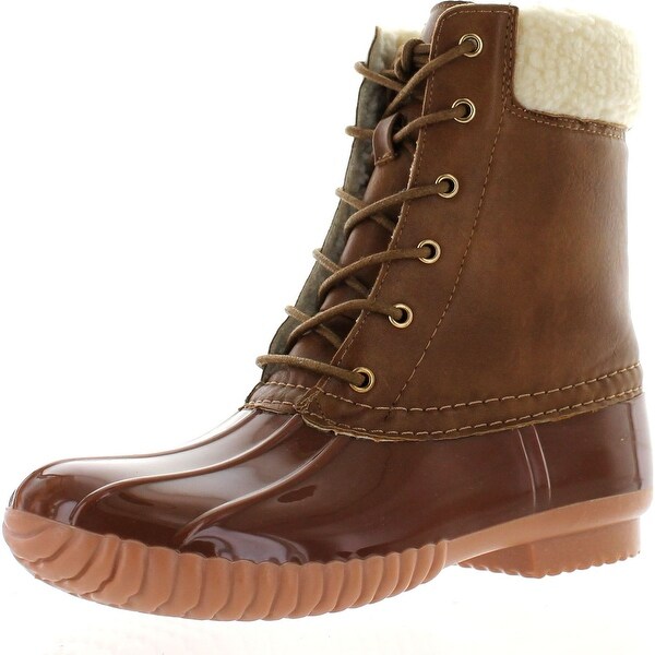 pull on duck boots womens