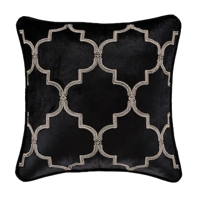J. Queen New York Windham 18" Embellished Decorative Throw Pillow