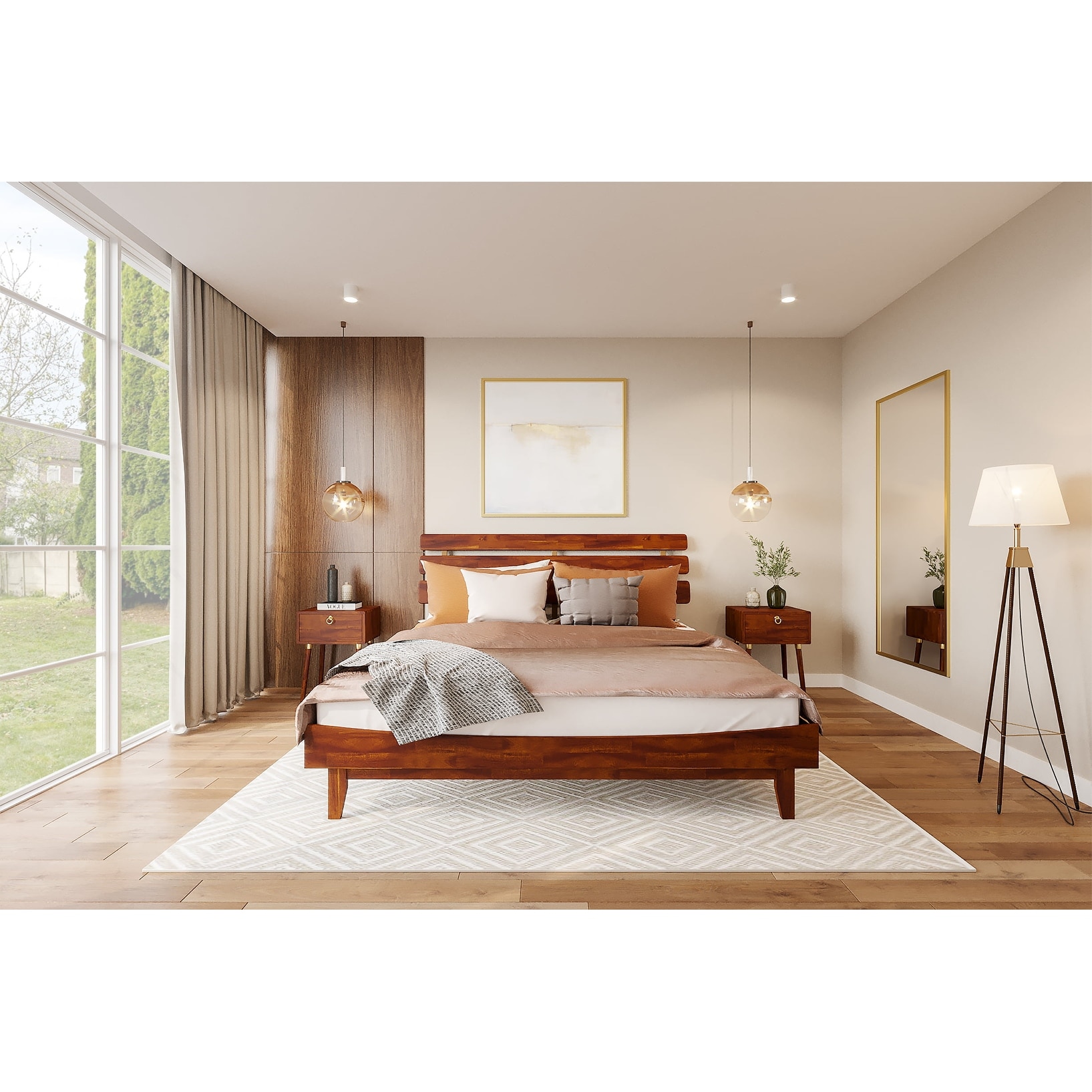 Chocolate store bed frame