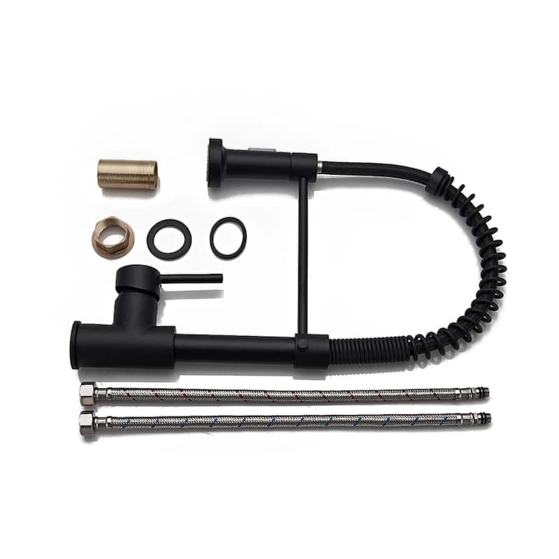 Topcraft Pulldown Spray Single Handle Kitchen Faucet