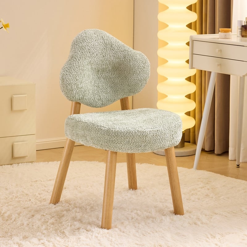 Cloud Puff Soft Accent Chair – Cozy Vanity & Lounge Chair