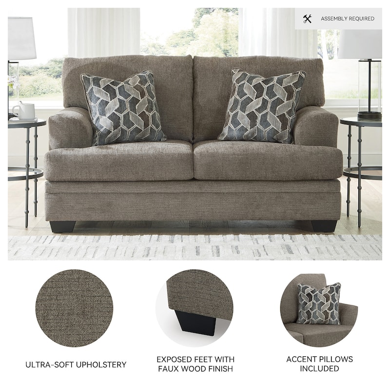 Signature Design by Ashley Stonemeade Loveseat - 67"W x 41"D x 39"H