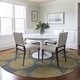 preview thumbnail 44 of 47, Premium Washable Super Soft Contemporary Geo Mayfield Rug Gilded - 8' x 8' - Round