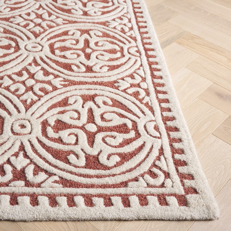 SAFAVIEH Handmade Cambridge Elske Modern Moroccan Wool Area Rug