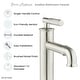 preview thumbnail 39 of 53, Avallon Single Hole, Single-Handle Sleek, Bathroom Faucet