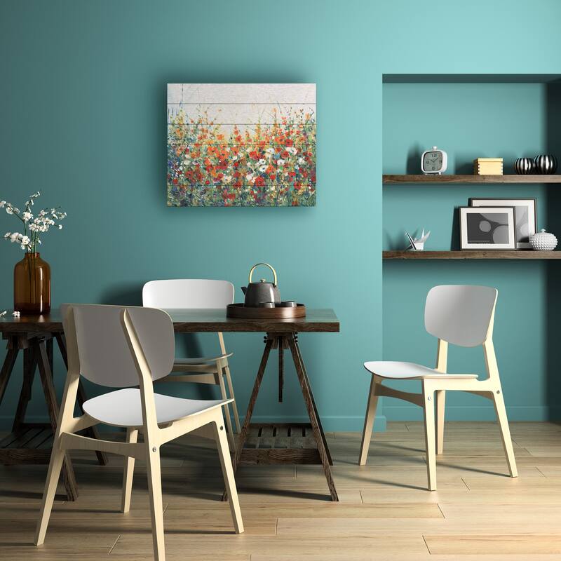 Tim OToole 'Garden in Bloom I' Wood Slat Art