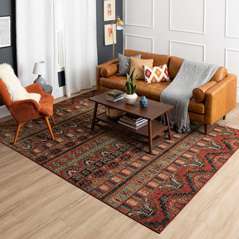 Mohawk Home Rutland Ornamental Stripe Area Rug
