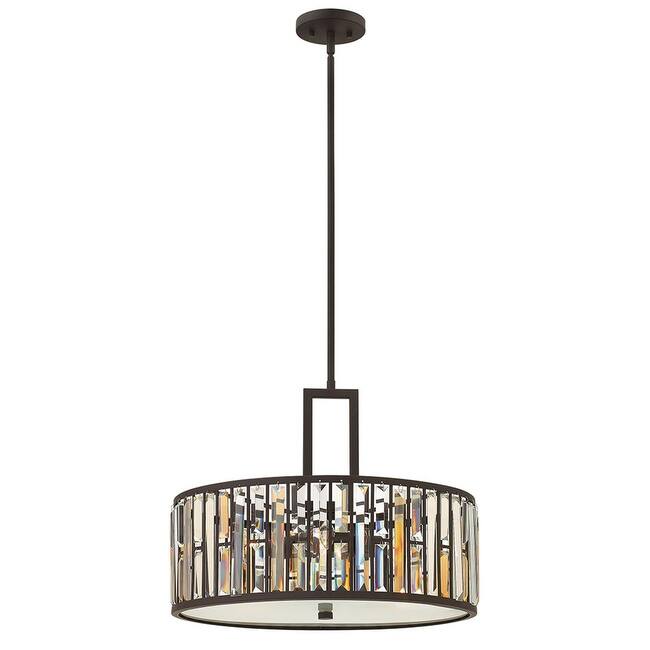 Fredrick Ramond 3 Light Full Sized Pendant from the Gemma Collection - Vintage Bronze