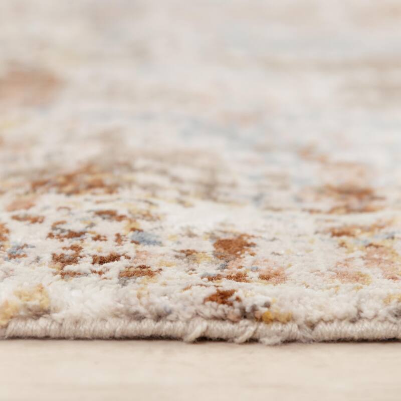 Alora Decor Lake Transitional Beige/Multi Recycled Polyester Area Rug
