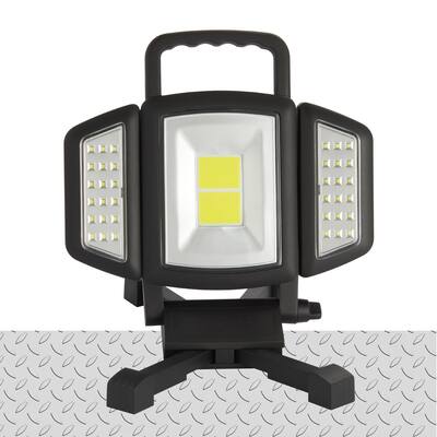 Bell + Howell Bionic Rechargeable 1000 Lumens Waterproof Multi-Directional Work Light  - Black