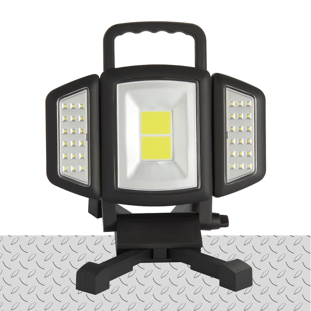 Bell + Howell Bionic Rechargeable 1000 Lumens Waterproof Multi-Directional Work Light  - Black