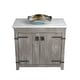 preview thumbnail 54 of 61, Lido 36" Freestanding Single Bathroom Vanity Set No Faucet Hole - Driftwood/Shoreline