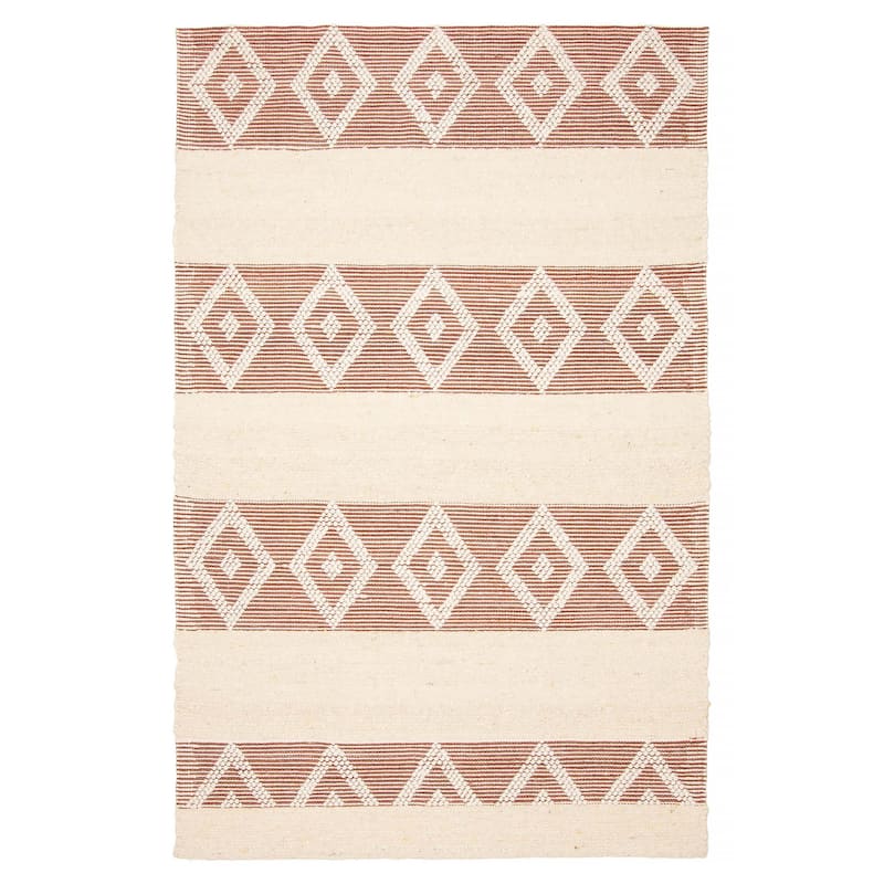 Sienna Cream Rug 5'0" x 7'11" - 5'0 x 7'11 - Cream - 5'0 x 7'11