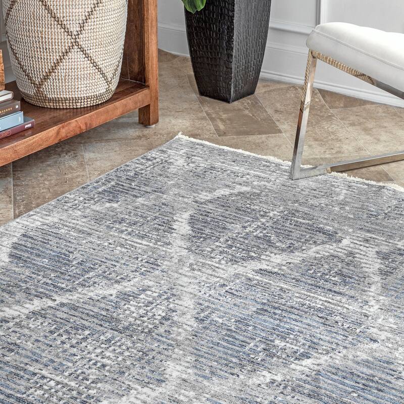 Nuloom Modern Geometric Trellis Kyle Area Rug