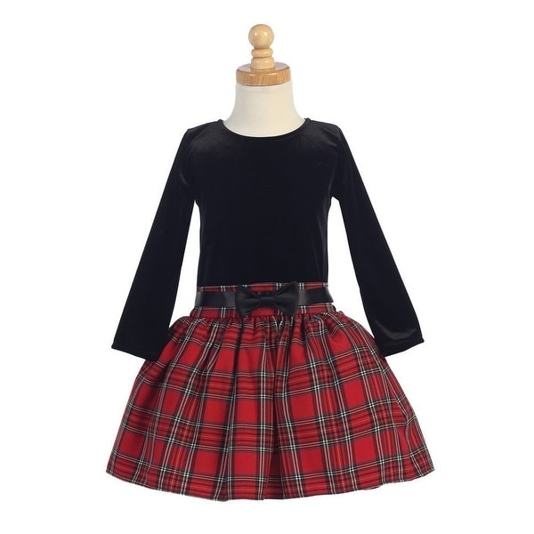 tartan dress little girl