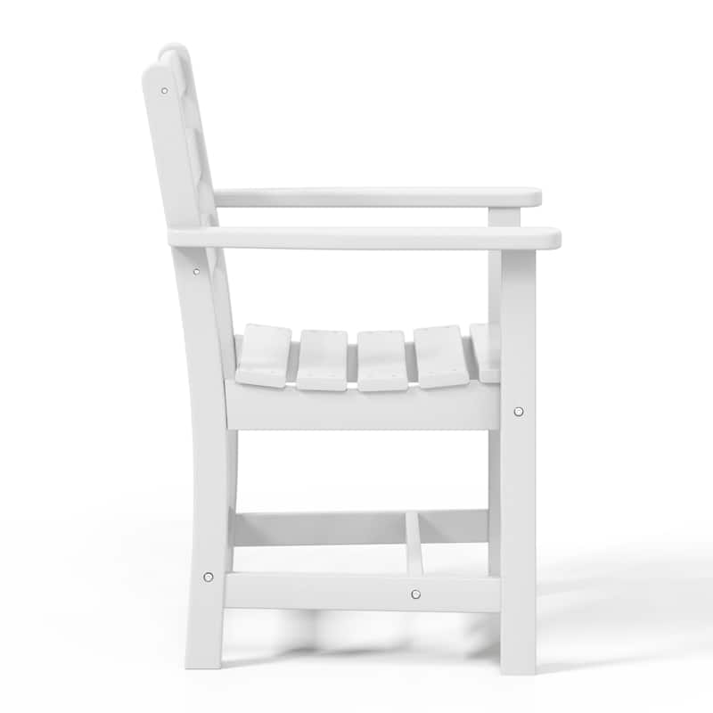 Polytrends Shoreside Patio Dining Arm Chair