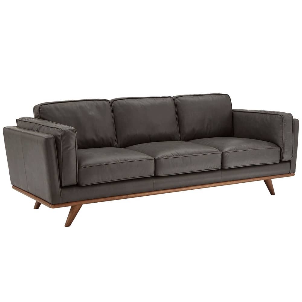 Gianella Oxford All Leather Sofa by iNSPIRE Q Modern