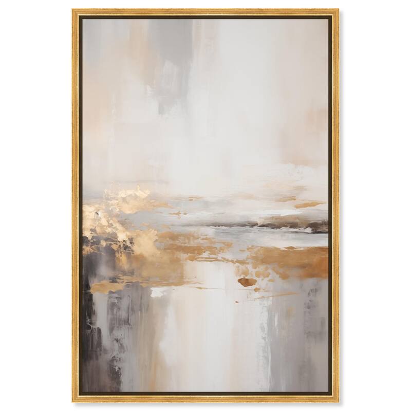 Gold Dust I Canvas by Art Remedy - Gold - 10" x 15"