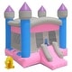 preview thumbnail 1 of 7, Commercial Princess Castle Bounce House with Blower Kids