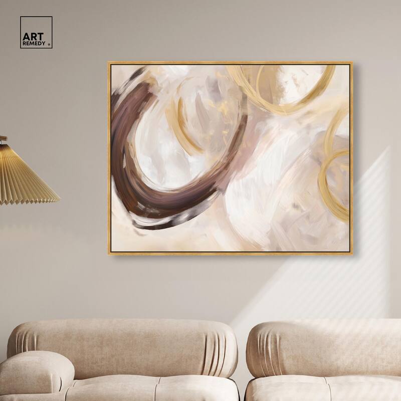 Dreamy Swirls I Canvas by Art Remedy