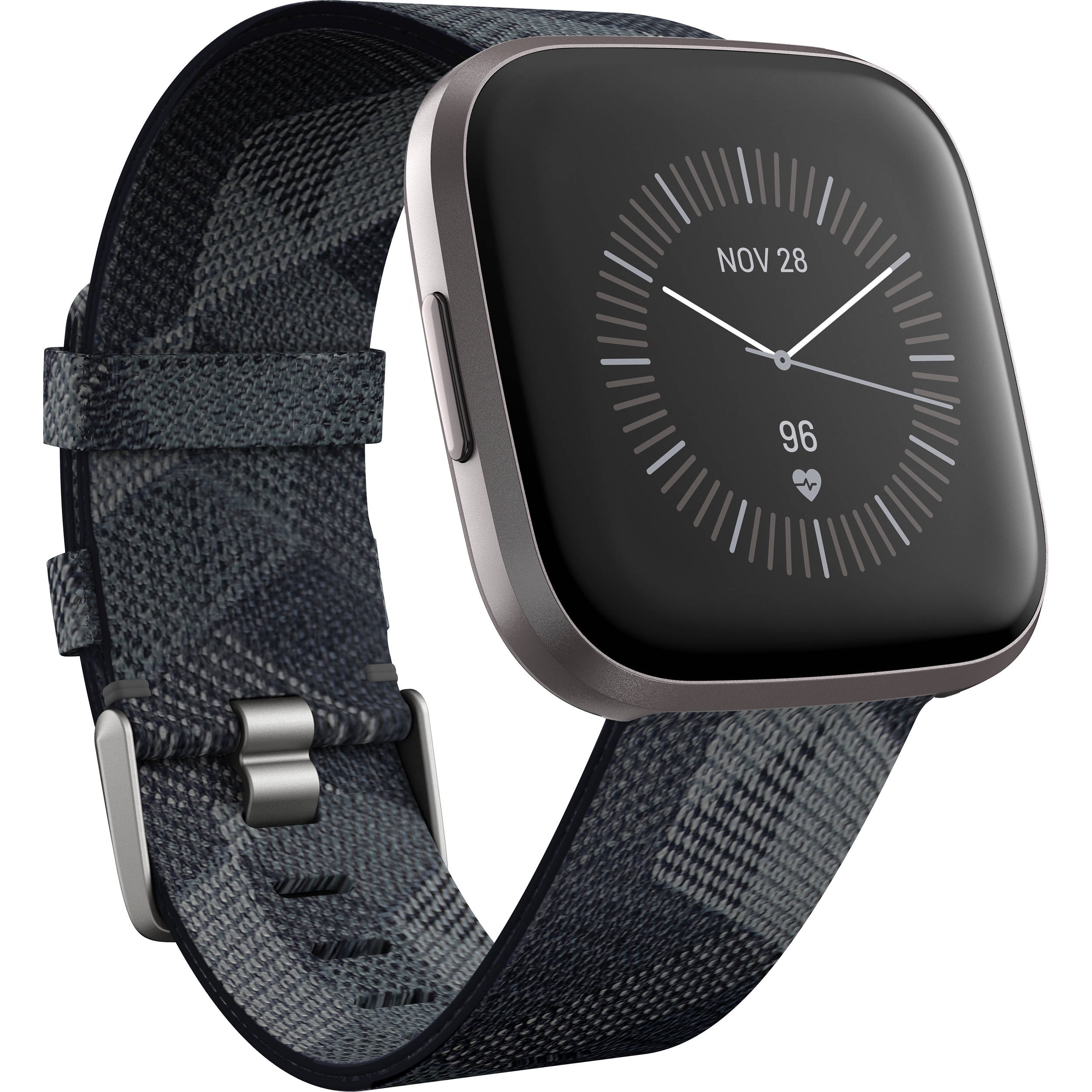Fitbit Versa 2 Smoke Woven, B07TWFV51N - Smoke Woven