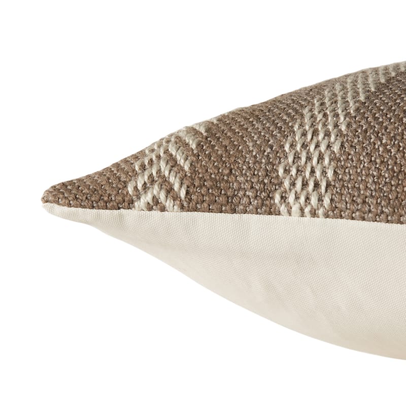 Papyrus Striped Indoor/ Outdoor Lumbar Pillow