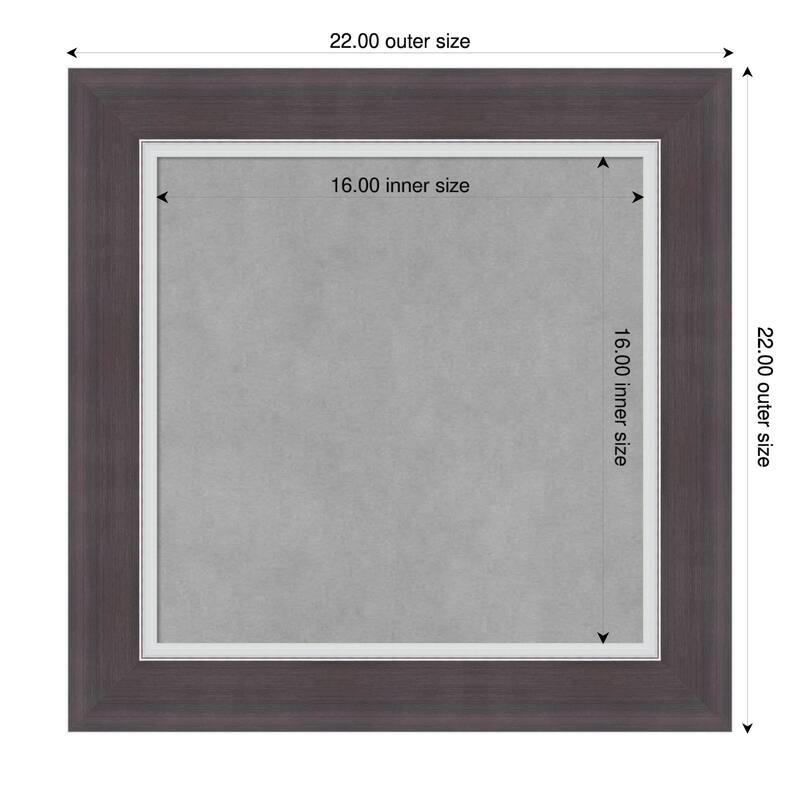 Amanti Art Ellie Brown Silver Framed - 22 x 22 in - Ellie Brown Silver