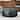 Villa by Classic Home Dexter 24"Genuine Leather Pouf , Onyx Black